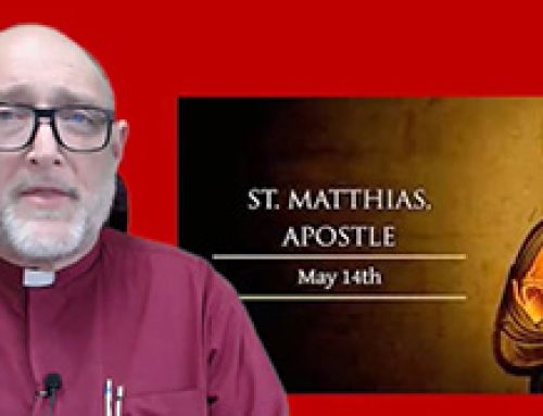 Gospel Reflection – Tuesday 7th Week of Easter – St Matthias