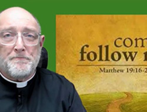 Gospel Reflection – Monday 20th Week of Ordinary Time – Come follow me