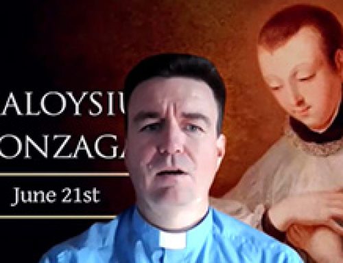 Gospel Reflection – St Aloysius Gonzaga – 21 June