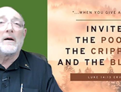 Gospel Reflection- Monday 31st week of Ordinary Time – Invite the poor, crippled & the blind